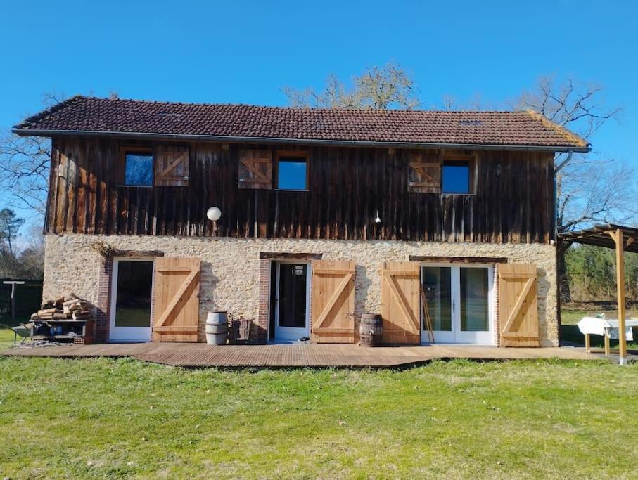 فيلا Ancienne Grange Landaise Brocas المظهر الخارجي الصورة